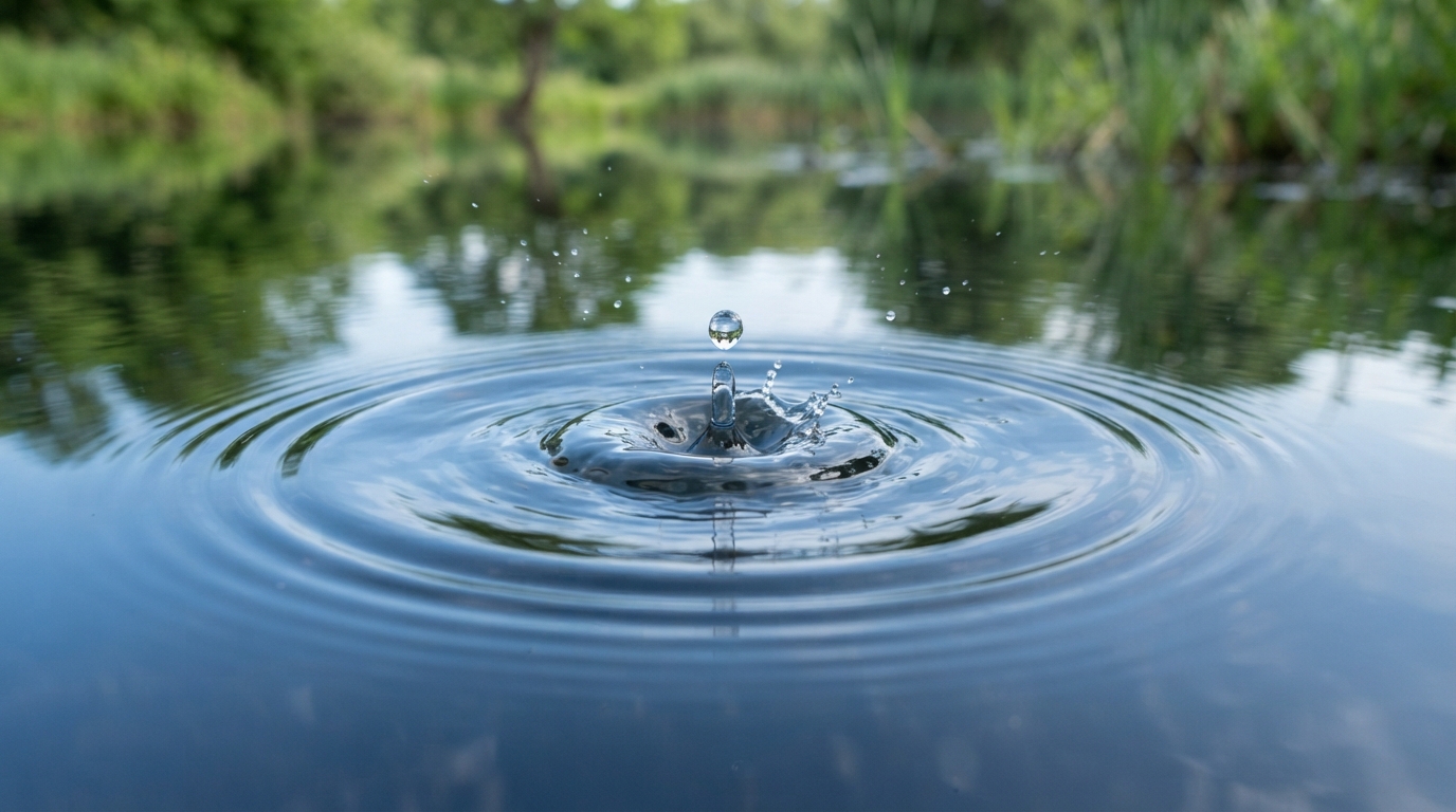 ¿Por qué el agua hace pequeñas onditas cuando algo entra en contacto con ella? (El secreto de la energía en movimiento)